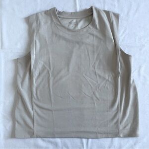 Athleta Beige Wide Strap Tank Top